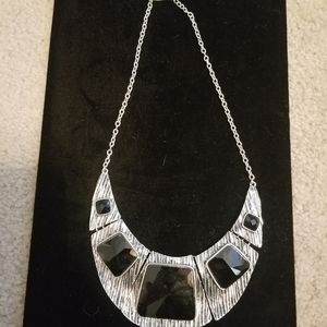silver necklace